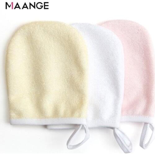 Reusable Makeup Remover Glove Microfiber Facial Cleaning Glove Soft Face Cleaner Towel Pads Face Deep Cleaning Skin Care Tools