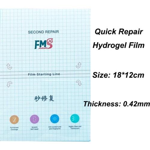 Mobile Front Protect Quick Repair HD Hydrogel Film for Blade Cutting Machine