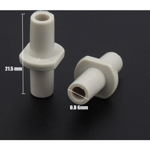 300pcs O.D 6mm White Straight Through Connectors Greenhouse Watering Kits Irrigation Nozzle Sprinklers Anti-drip Device Joints