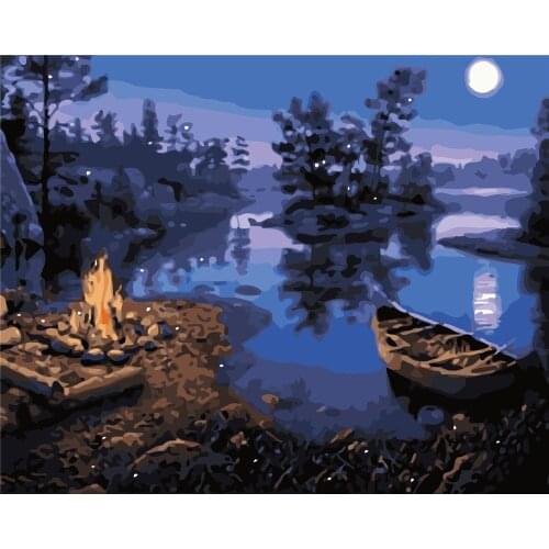 Hyacinth True 40x50cm Diy Painting By Numbers Picture Colouring Zero Basis Handpainted Oil Painting Unique Gift Home Decor