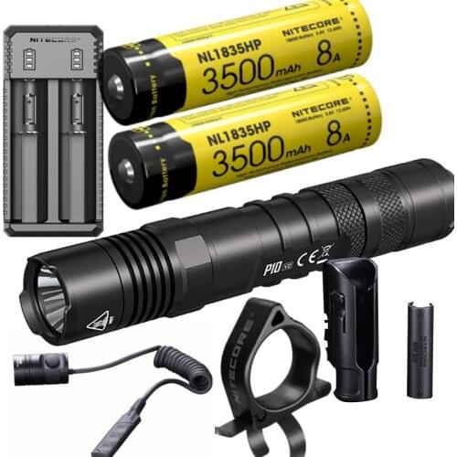 NITECORE P10 V2 Vision Powerful Upgrade Flashlight SMO XP-L2 V6 White Light max 1100 Lumen beam throw 201m Search Rescue Torch