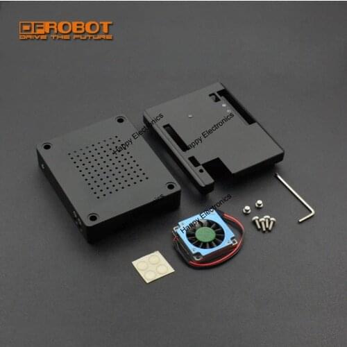 Geekworm 100% Original Aluminum Alloy Case Shell Enclosure with cooling fan for LattePanda 2G/32GB 4G/64GB