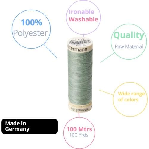 Gutermann Polyester Sew-All Purpose Thread, 100m/110 Yd