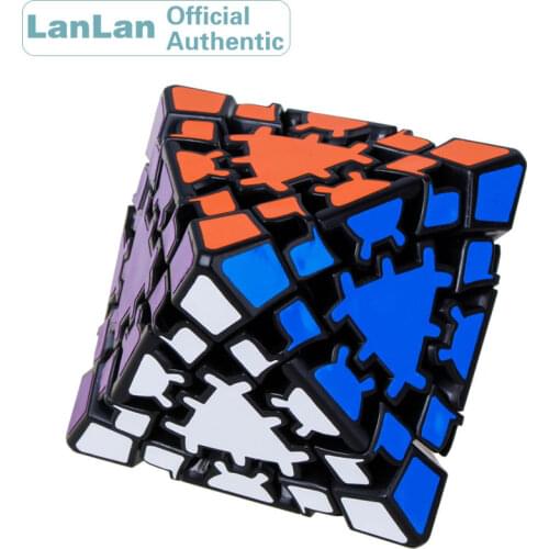 LanLan Gear Octahedron Magic Cube Diamond Strange Shape Professional Neo Speed Puzzle Antistress Educational Toys For Kid