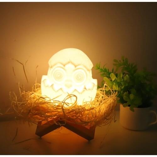 LED Egg Shell Night Lamp With USB Charging For House Home Gift Light Drop shipping