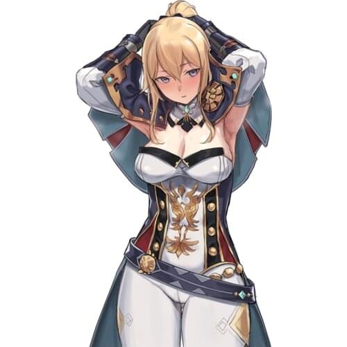 RuleMylife jean Genshin Impact car stickers decal anime cute car accessories decoration pegatinas para coche