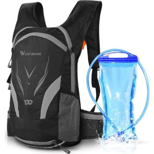 16L Large Capacity Backpack with 2L Water Bag Waterproof Road Cycling Bicycle Bike Bags Outdoor Sport Climbing Pouch Hydration