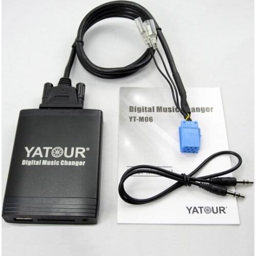 YATOUR USB For Fiat /Alfa Romeo/ Blaupunkt /Chevrolet Lace Lacetti 2004-2013 headunits with an 8-pin CD changer