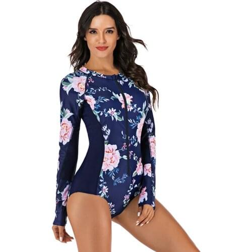 Full Suit for Swimming Suit for Women Rash Guard Bathing Suit Longsleeve Wimans Swimsuit 2021 Rashguard Long Sleeve Swimwear set