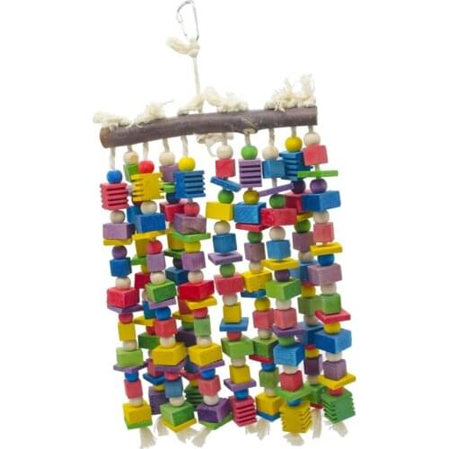 Bird Bite Chew Toy Parrot Cage Hanging Toys For Bird Budgie Pigeon Finch