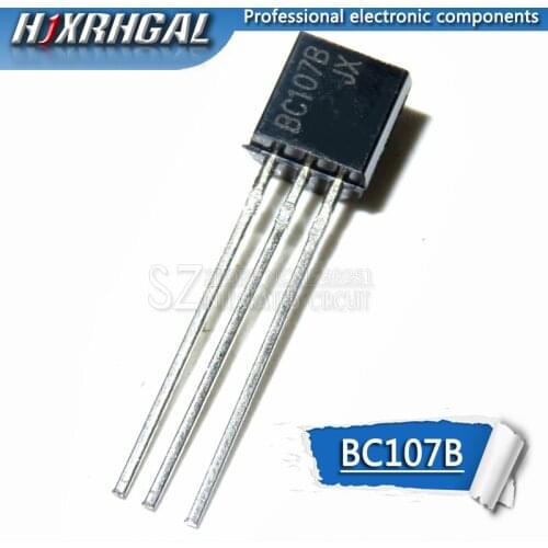 1pcs BC107 TO92 Transistor TO-92 C107 BC107B new and original HJXRHGAL