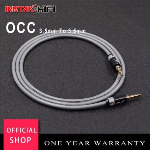 1Pcs HIFI 3.5mm TO 3.5mm AUX Stereo Audio Cable OCC Audio Cable