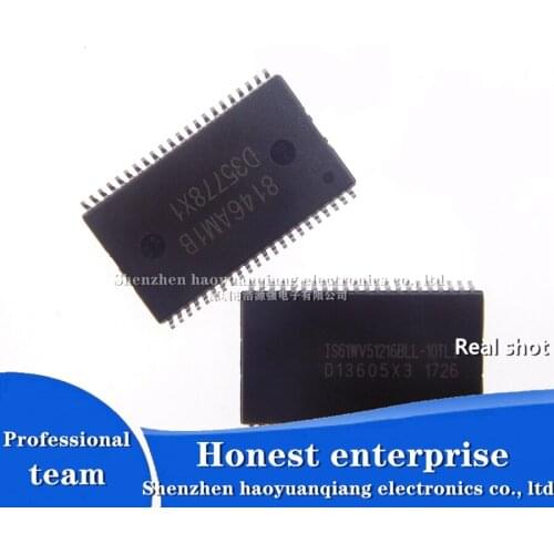 100% original authentic IS61WV51216BLL-10TLI TSOP-44 static random access memory