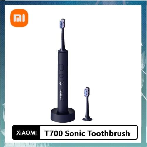 2021 Newest Xiaomi Mijia T700 Sonic Toothbrush for Adult Timer Brush APP Control Smart Electric Toothbrush IPX7 Waterproof