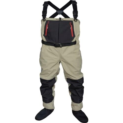 Fly fishing tackle waders neoprene foot for men raft hunting Quick-dry Waterproof and breathable