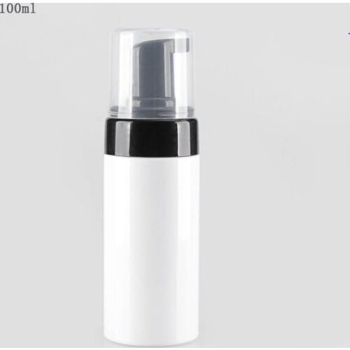 300pcs 100ml 120ml 150ml 200ml 250ml Empty cosmetic facial Cleanser wash cream Plastic pet liquid soap Foam bottle foamer pump
