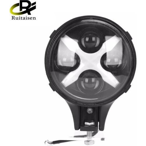 5.75" 5 3/4 LED Motorcycle Headlight Black For jeep 1200 XL1200L Custom XL1200C 883 XL883 883L XL883R 48