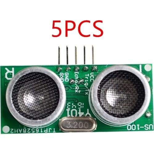 5PCS DC 2.4V~5.5V US-100 Ultrasonic Sensor Ultrasonic Ranging Ultrasonic Module with Temperature Compensation for UNO R3