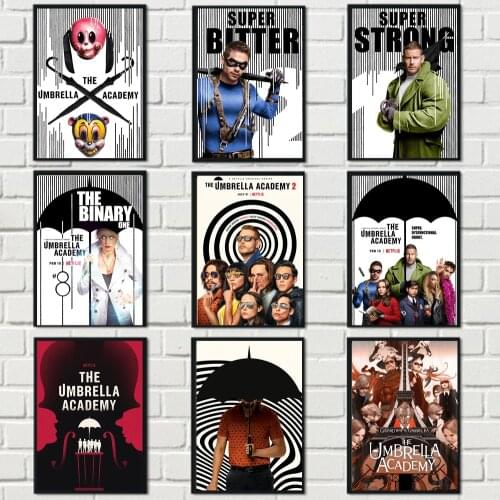 5D Diamond Embroidery Umbrella Academy poster comedy TV full square diamond painting rhinestone Mosaic mural decoration wall