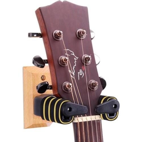 80% Hot Sale Guitar Wall Mount Automatic Lock Wall Mount Hanger Holder Hook Auto Grip System Safe Lock Guitar Bass Accessory