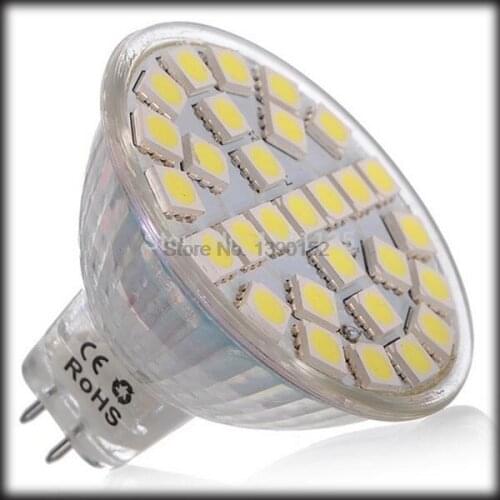 By dhl or ems 100 pieces MR16 29 5050 LED 5W Pure White Enery Saving Spot Light Lamp Bulb 220V Free Shipping