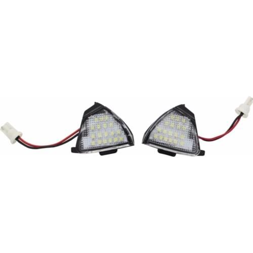 For VW EOS GTi Passat b6 Jetta Gol f 5 Variant 5/6 Error Free 18 LED White LED Under Side Mirror Puddle Light Lamp