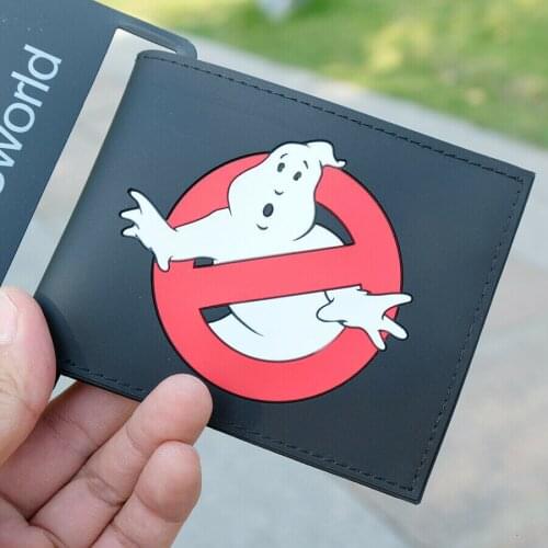 Ghost Busters PVC wallet GhostBusters 3D Touch men pouch zip coin Bi-Fold Purse