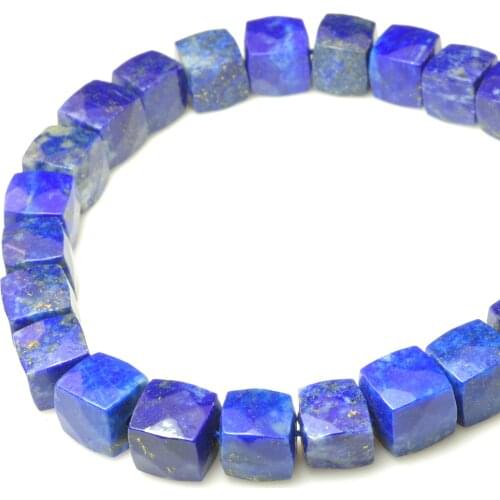 ICNWAY Natural Lapis Lazuli Gemstone Loose Beads DIY Bracelet Necklace Earrings Making Jewelry 15inch