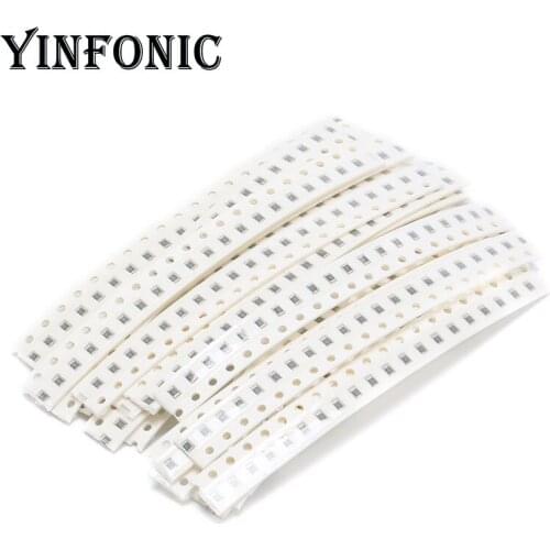 0805 SMD Resistor Kit Assorted Kit 1% (5Kinds Available) 0~39R/43R~560R/620R~12KR/15KR~220KR/240KR~5.1MR
