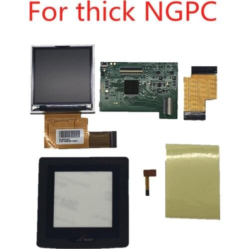 Replacement set for NGPC Thick manchine High Brightness LCD Screen Modification Kit Accessories for GBC Console Adjustable Brigh