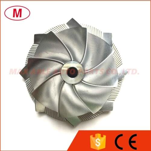 GTX3071 GEN ll 54.06/71.40mm 8+0 blades High Performance Turbo Point Milling/Billet compressor wheel for 856801-0006/0005/0004