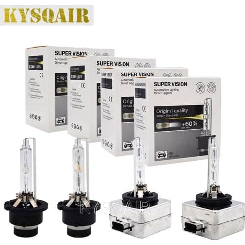 KYSQAIR 2PCS 55W D2S 4300K 5000K 6000K 8000K 35W D1S D3S D2R D4R D4S Car Xenon HID Bulb Lamp For E63 E65 E46 E60 E53 A3 A4 A5 A6