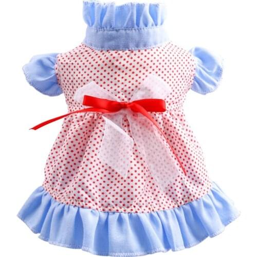 Summer Dog Dress Pet Dog Clothes For Small Dog Party Birthday Wedding Bowknot Dress Puppy Costume Spring Pet Clothes