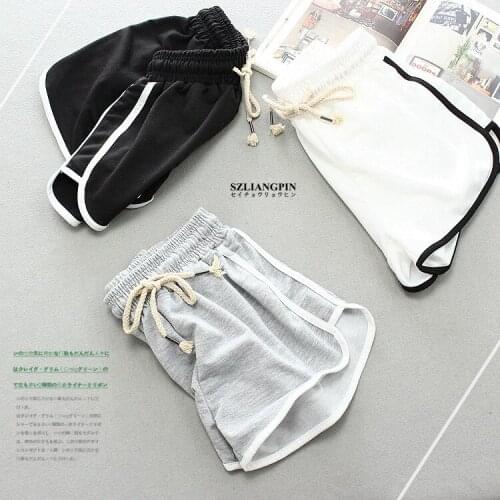 Summer Women Casual Shorts Sexy Workout Twerking Booty Shorts Aerobics High Elastic Waist Drawstring Shorts