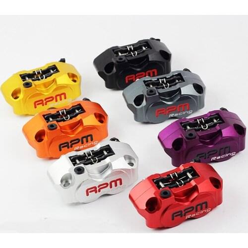 Motorcycle RPM Brake Caliper Brake Pump 82mm Mounting 4 Piston Radial For Yamaha r1 for Kawasaki zx6r Scooter Dirt Bike Modify