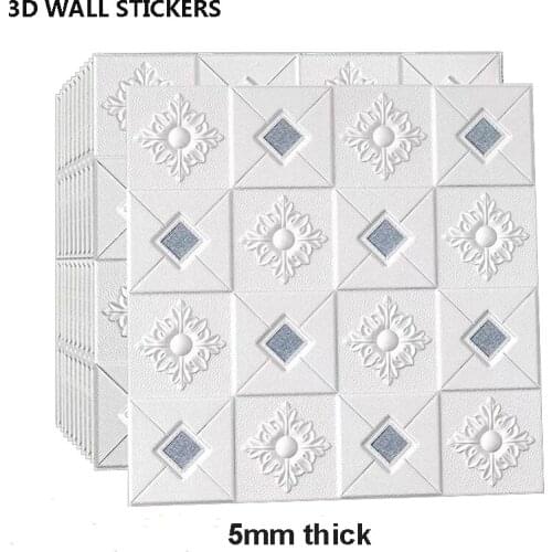 1pcs 3D DIY Ceiling Brick Wall Stickers for Home Living Room Roof PE Foam Wallpaper Panels TV background Room Decal home Decor