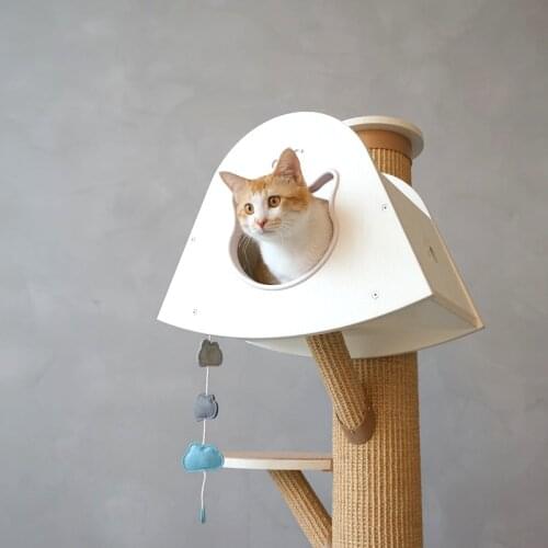 New Cat Climbing Frame Pvc Tube Core Bold Weaving Sisal Cat Furniture Cat Toy Cat Crawling Furniture