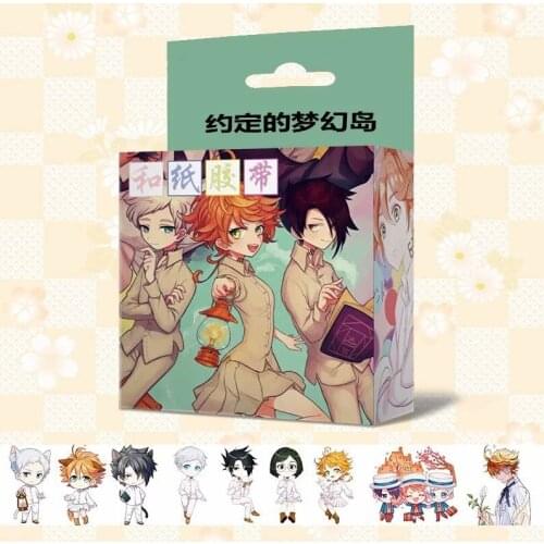 New 1.5cm*5m Anime The Promised Neverland Washi Tape DIY Scrapbooking Sticker Label Adhesive Tape
