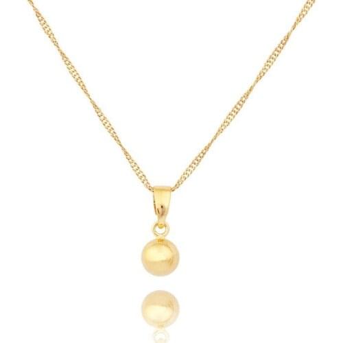 New Design smooth Korea gold color Korean pendants For Women Free Shipping