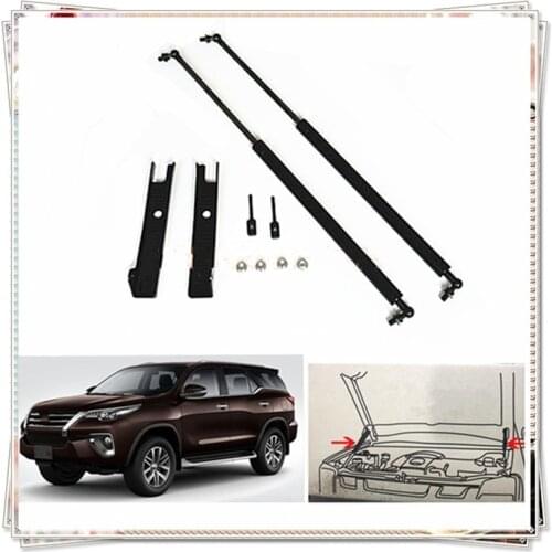 QDAEROHIVE car hood reuses the gas spring support rod Slow Down Shock Gas Strut for toyota Fortuner 2015-2018
