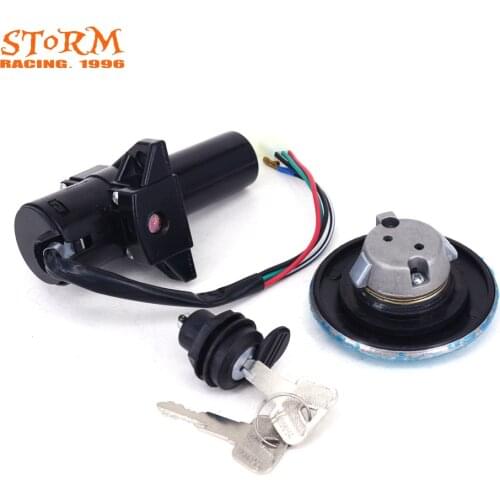 Motorcycle Ignition Switch Seat Lock Key Fuel Gas Cap Set For Yamaha YBR125 YBR 125 2005 2006 2007 2008 2009