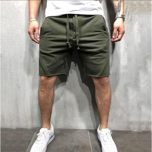 Mens Casual Sports Loose Lace-up Shorts Men Training Basketball Fitness Jogging Quick-Drying Beach Five-Point Pants