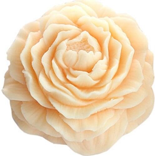 Rose Flower Silicone Soap Mold Making 3D Peony Handmade Resin Craft Chocolate Candy Mold Cake Baking Tools
