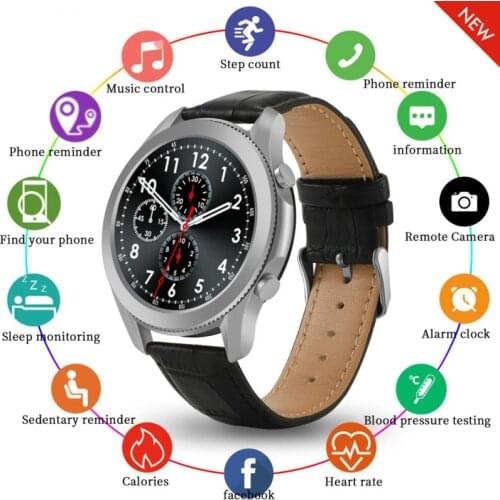 Smart Watch Men Women Waterproof Smartwatch HD Full Screen Blood Pressure Heart Rate Fitness Tracker for Android IOS Samsung
