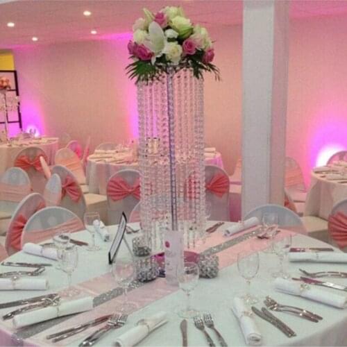 Wedding crystal Table Centerpiece Flower Stand Table decoration 10pcs/lot