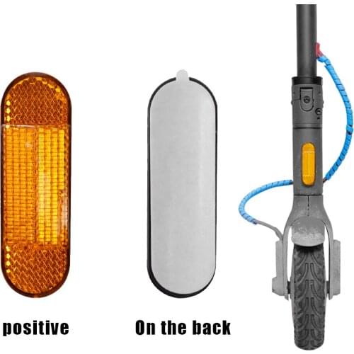 1PCS Safety front ABS Reflective Tube Night Warning Reflector Protect For Xiaomi Mi Electric Scooter 1S Pro Pro2 M365 Accessory