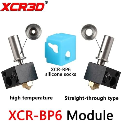XCR-BP6 3D Printer Part V6 Print Head 0.4mm nozzle module 1.75mm Filament Compatible with thermistor and thermocouple