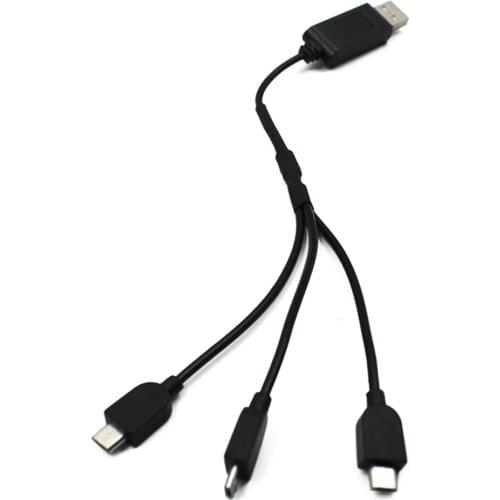 3 In 1 / 5in1 Multi Lipo Battery Charger USB Charging Connector Cable 3.7V for XS809S SG700 19HW DM107S RC Drone Accessories