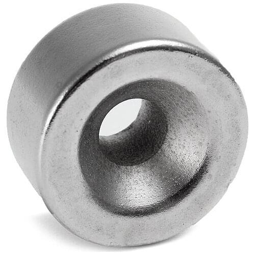 10 Pcs/lot 20 X 10mm Round Hole Super Strong Rare Earth Neodymium N35 Magnets