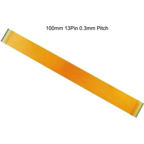100mm 13Pin 0.3mm Pitch Same Side FFC FPC Flexible Flat LVDS MIPI LCD Cable